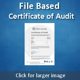 TPS Certificate for your datafiles