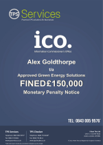 Approved Green Energy Solutions Ltd Monetary Penalty Notice as issued by the ICO