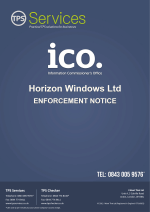 Horizon Windows Ltd - ICO Enforcement Notice